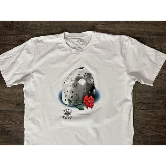 Born x Raised Los Angeles Kings Phantom White T Shirt Size 2XL - Picture 2 of 7